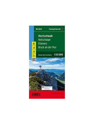 FREYTAG & BERNDT | Wanderkarte WK 0041 Hochschwab - Veitschalpe - Eisenerz - Bruck an der Mur, 1:50.000 | 